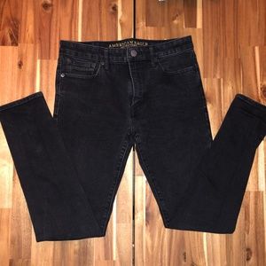 Men's Black American Eagle Jeans